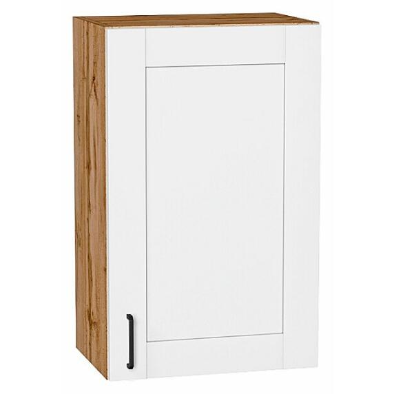 Шкаф верхний с 1-ой дверцей Лофт Super White Дуб Вотан 716*450*320