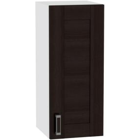 Шкаф верхний с 1-ой дверцей Лофт В 300 Wenge Veralinga-Белый