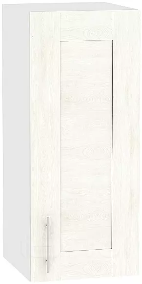 Шкаф верхний с 1-ой дверцей Лофт В 300 Nordic Oak-Белый