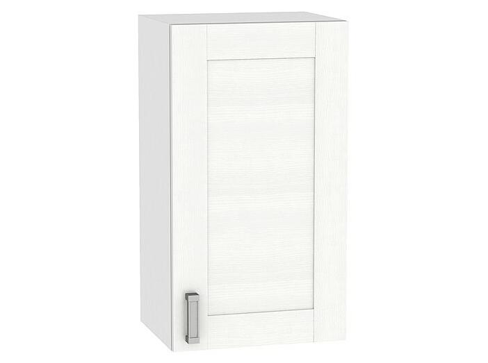 Шкаф верхний с 1-ой дверцей Лофт В 400 Snow Veralinga-Белый
