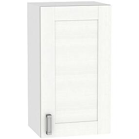 Шкаф верхний с 1-ой дверцей Лофт В 400 Snow Veralinga-Белый