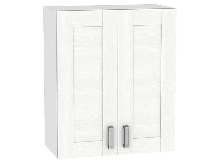 Шкаф верхний с 2-мя дверцами Лофт В 600 Snow Veralinga-Белый
