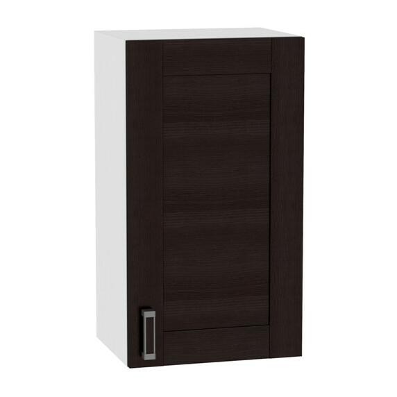 Шкаф верхний с 1-ой дверцей Лофт В 400 Wenge Veralinga-Белый