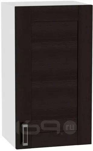 Шкаф верхний с 1-ой дверцей Лофт В 400 Wenge Veralinga-Белый