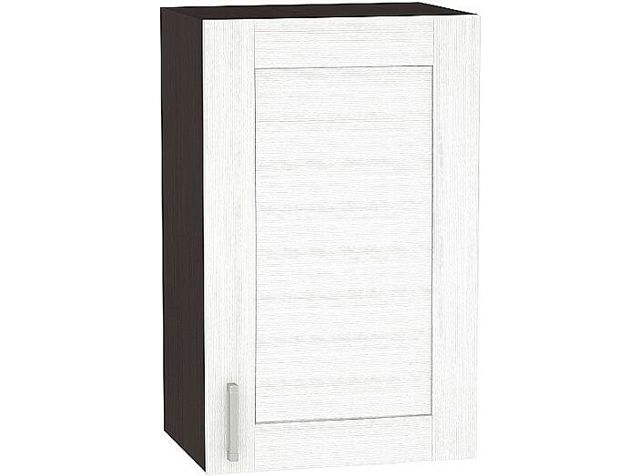 Шкаф верхний с 1-ой дверцей Лофт В 450 Snow Veralinga-Венге