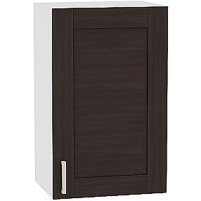 Шкаф верхний с 1-ой дверцей Лофт В 459 Wenge Veralinga-Белый