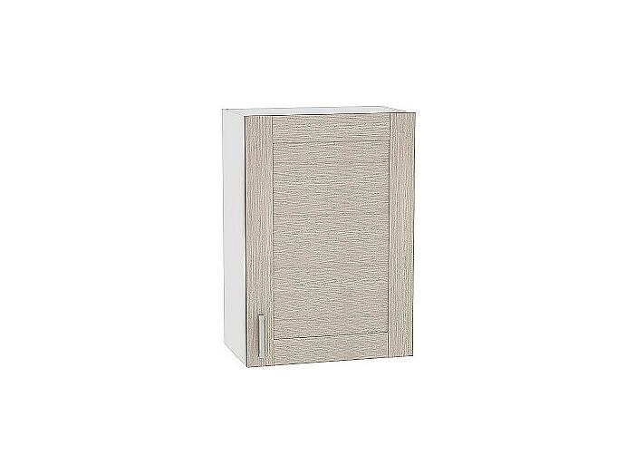 Шкаф верхний с 1-ой дверцей Лофт В 500 Cappuccino Veralinga-Белый