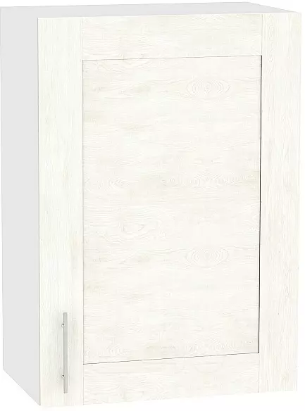 Шкаф верхний с 1-ой дверцей Лофт В 600 Nordic Oak-Белый
