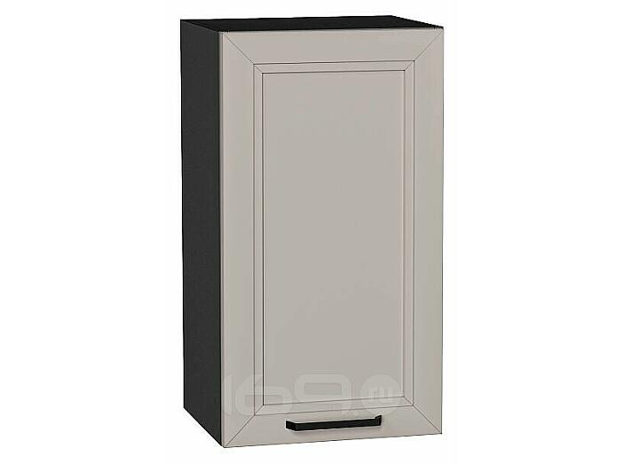 Шкаф верхний с 1-ой дверцей Нео Clay Silk/Graphite 716*400*320