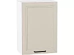 Шкаф верхний с 1-ой дверцей Нео Cream Silk/Белый 716*500*320