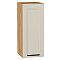 Шкаф верхний с 1-ой дверцей Нео Cream Silk/Дуб Вотан 716*300*320