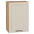 Шкаф верхний с 1-ой дверцей Нео Cream Silk/Дуб Вотан 716*500*320