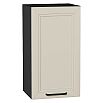 Шкаф верхний с 1-ой дверцей Нео Cream Silk/Graphite 716*400*320