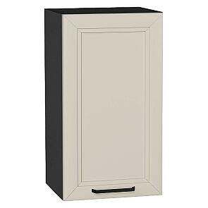 Шкаф верхний с 1-ой дверцей Нео Cream Silk/Graphite 716*400*320