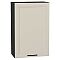Шкаф верхний с 1-ой дверцей Нео Cream Silk/Graphite 920*600*320