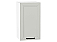 Шкаф верхний с 1-ой дверцей Нео Grey Silk/Белый 716*400*320