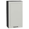 Шкаф верхний с 1-ой дверцей Нео Grey Silk/Graphite 920*500*320