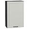 Шкаф верхний с 1-ой дверцей Нео Grey Silk/Graphite 920*600*320