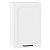 Шкаф верхний с 1-ой дверцей Нео White Silk/Белый 716*450*320