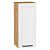 Шкаф верхний с 1-ой дверцей Нео White Silk/Дуб Вотан 716*300*320