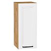Шкаф верхний с 1-ой дверцей Нео White Silk/Дуб Вотан 716*300*320