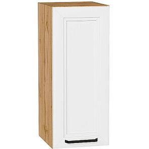 Шкаф верхний с 1-ой дверцей Нео White Silk/Дуб Вотан 716*300*320
