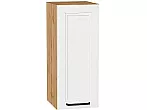 Шкаф верхний с 1-ой дверцей Нео White Silk/Дуб Вотан 716*300*320