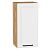Шкаф верхний с 1-ой дверцей Нео White Silk/Дуб Вотан 716*350*320