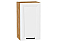 Шкаф верхний с 1-ой дверцей Нео White Silk/Дуб Вотан 716*400*320