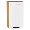 Шкаф верхний с 1-ой дверцей Нео White Silk/Дуб Вотан 716*400*320