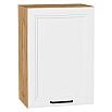 Шкаф верхний с 1-ой дверцей Нео White Silk/Дуб Вотан 716*500*320