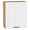 Шкаф верхний с 1-ой дверцей Нео White Silk/Дуб Вотан 716*600*320