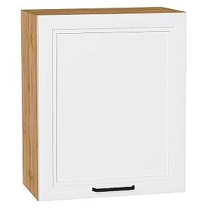 Шкаф верхний с 1-ой дверцей Нео White Silk/Дуб Вотан 716*600*320