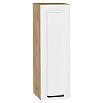 Шкаф верхний с 1-ой дверцей Нео White Silk/Дуб Вотан 920*300*320