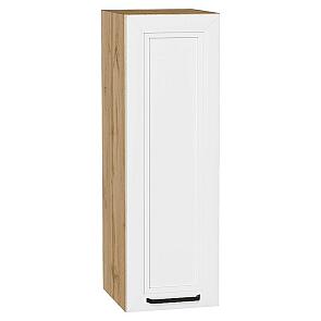 Шкаф верхний с 1-ой дверцей Нео White Silk/Дуб Вотан 920*300*320