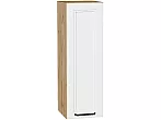 Шкаф верхний с 1-ой дверцей Нео White Silk/Дуб Вотан 920*300*320