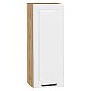Шкаф верхний с 1-ой дверцей Нео White Silk/Дуб Вотан 920*350*320