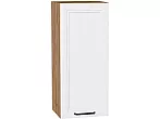 Шкаф верхний с 1-ой дверцей Нео White Silk/Дуб Вотан 920*400*320