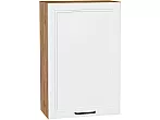 Шкаф верхний с 1-ой дверцей Нео White Silk/Дуб Вотан 920*600*320