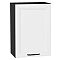Шкаф верхний с 1-ой дверцей Нео White Silk/Graphite 716*500*320