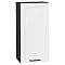 Шкаф верхний с 1-ой дверцей Нео White Silk/Graphite 920*450*320