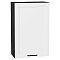 Шкаф верхний с 1-ой дверцей Нео White Silk/Graphite 920*600*320