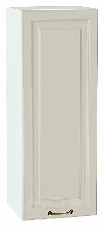 Шкаф верхний с 1-ой дверцей Ницца Агат/Белый 920*350*318