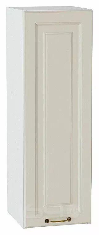 Шкаф верхний с 1-ой дверцей Ницца Агат/Белый 920*300*318