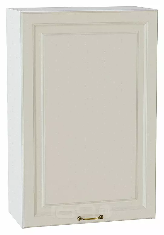 Шкаф верхний с 1-ой дверцей Ницца Агат/Белый 920*600*318