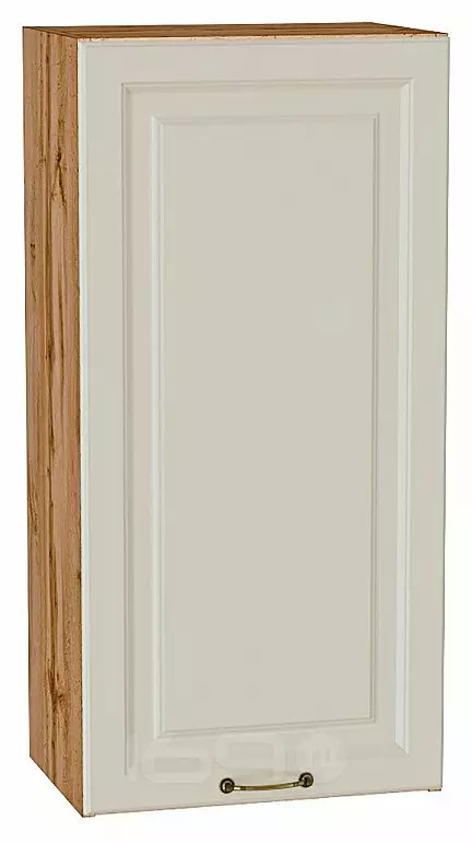 Шкаф верхний с 1-ой дверцей Ницца Агат/Дуб Вотан 920*450*318