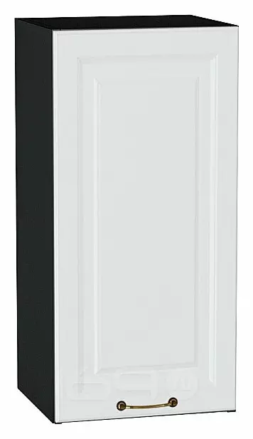 Шкаф верхний с 1-ой дверцей Ницца Белый/Graphite 716*350*318