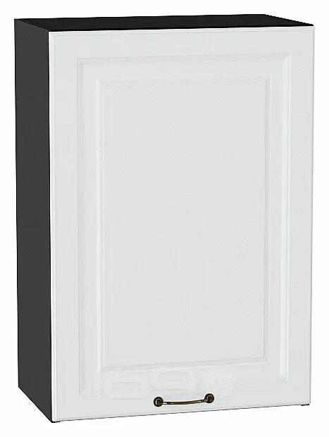 Шкаф верхний с 1-ой дверцей Ницца Белый/Graphite 716*500*318