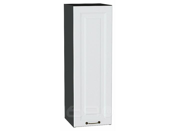 Шкаф верхний с 1-ой дверцей Ницца Белый/Graphite 920*300*318