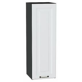 Шкаф верхний с 1-ой дверцей Ницца Белый/Graphite 920*300*318